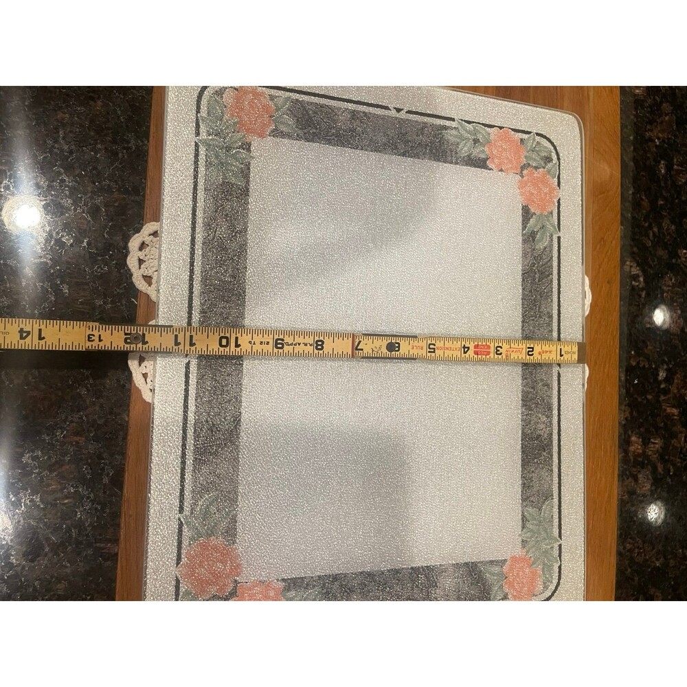CorningWare Silk & Roses Counter-Saver Cutting Board - Picture 6 of 8